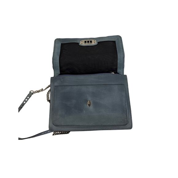 Rebecca Minkoff Purse Je T'aime Medium Nubuck Crossbody Handbag - Picture 5 of 6